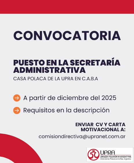 Convocatoria para puesto en la secretaría de UPRA