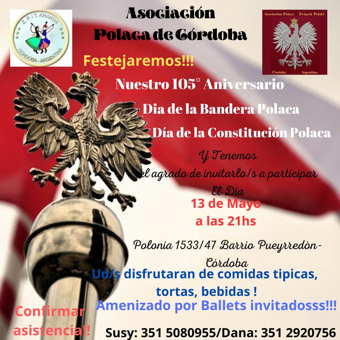105° Aniversario de la Asociación Polaca de Córdoba