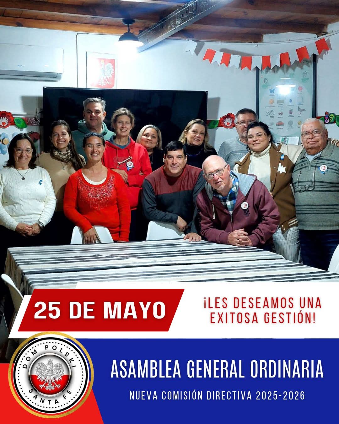 Organizaciones que integran la UPRA: Unión Polaca y Sección Ex Combatientes – Dom Polski Santa Fe