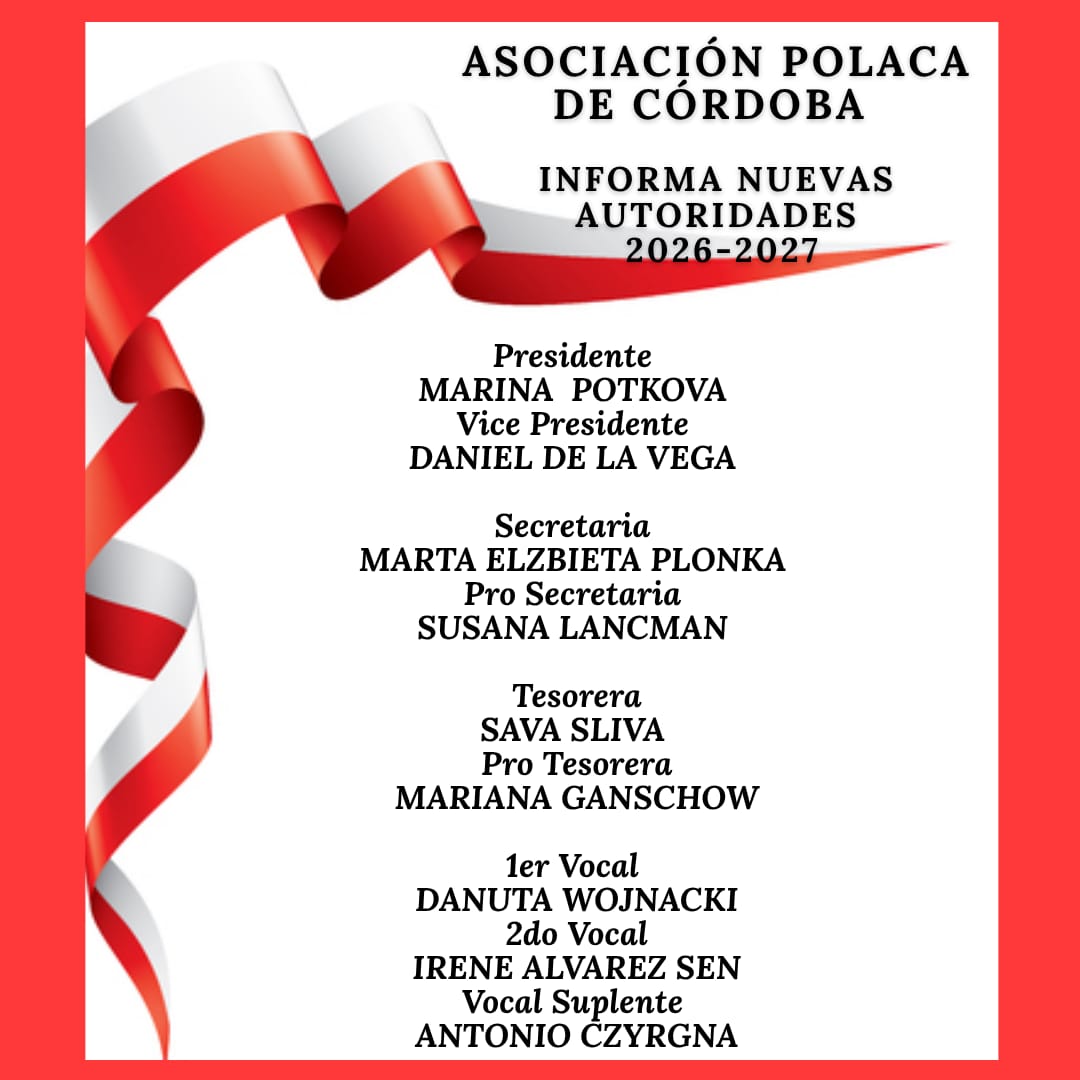 Nueva Comisión en la Asociación Polaca de Córdoba