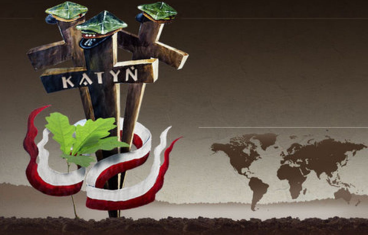 Homenaje a las víctimas de Katyń
