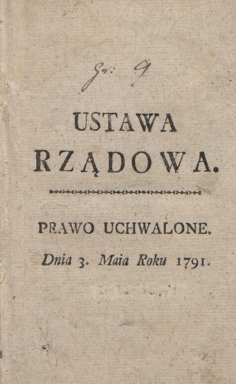 La Constitución del 3 de mayo de 1791 