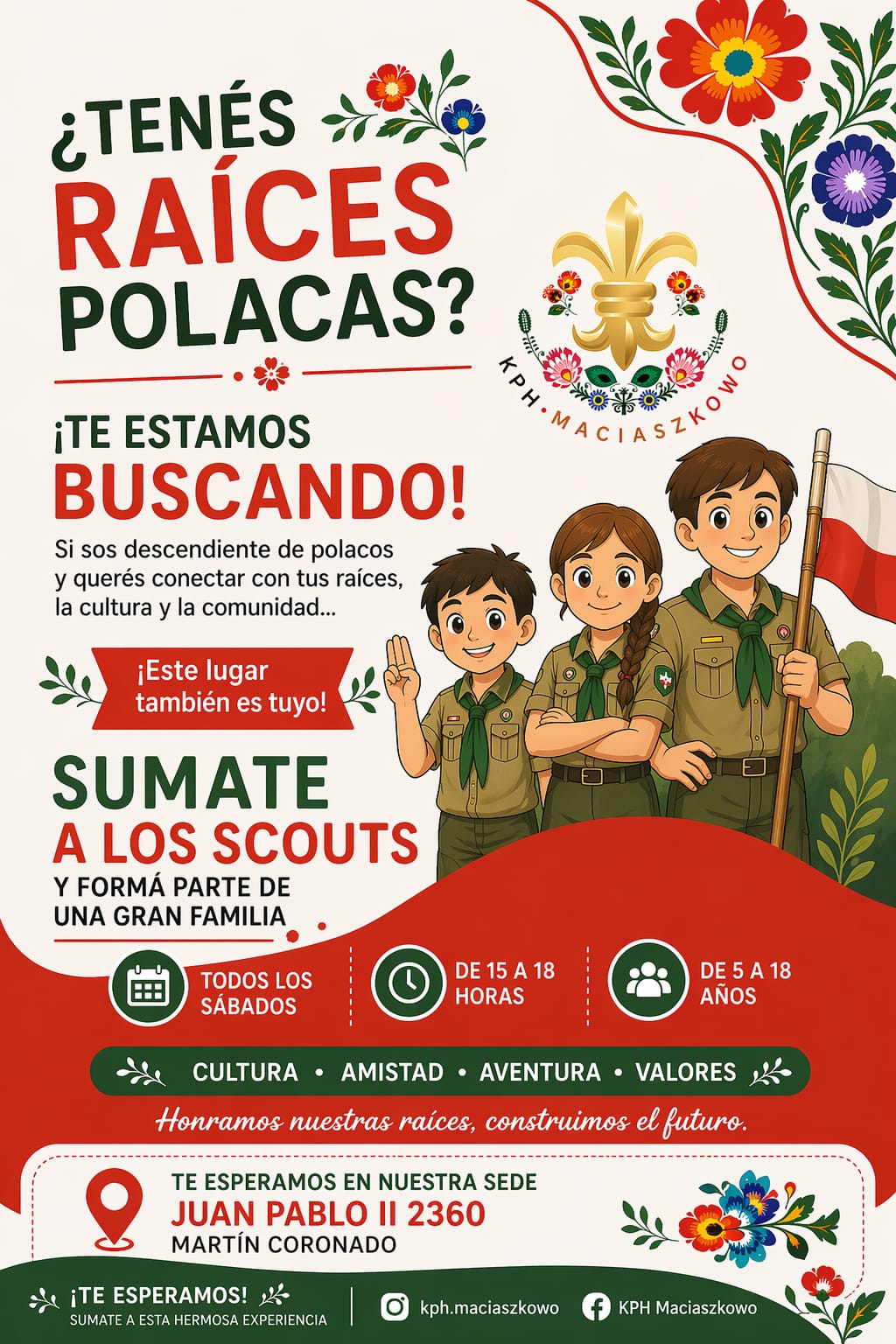 Sumate a los Scouts Polacos