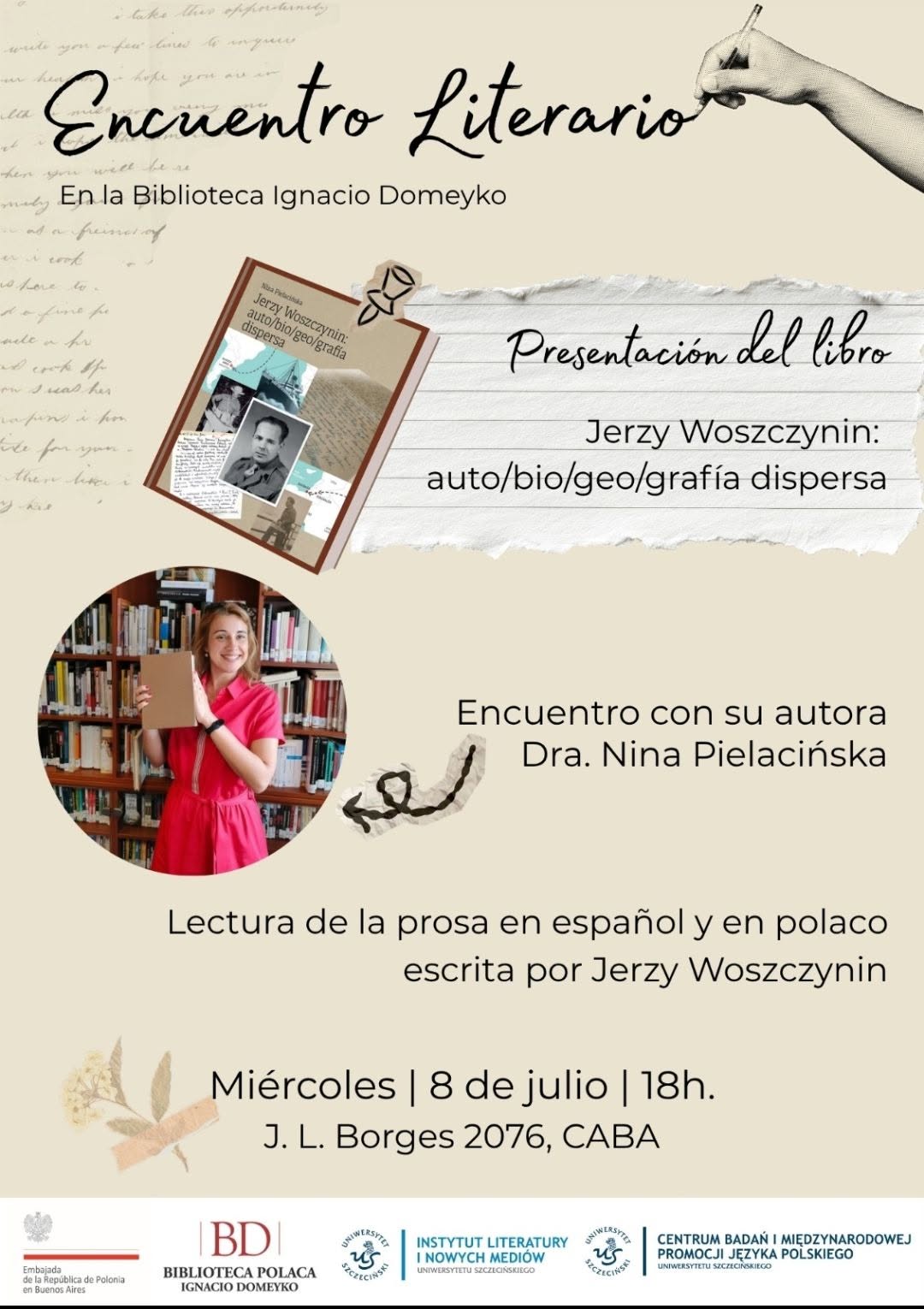 Encuentro literario en la Biblioteca Ignacio Domeyko