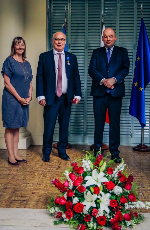 Entrega de distinciones en la Embajada de Polonia